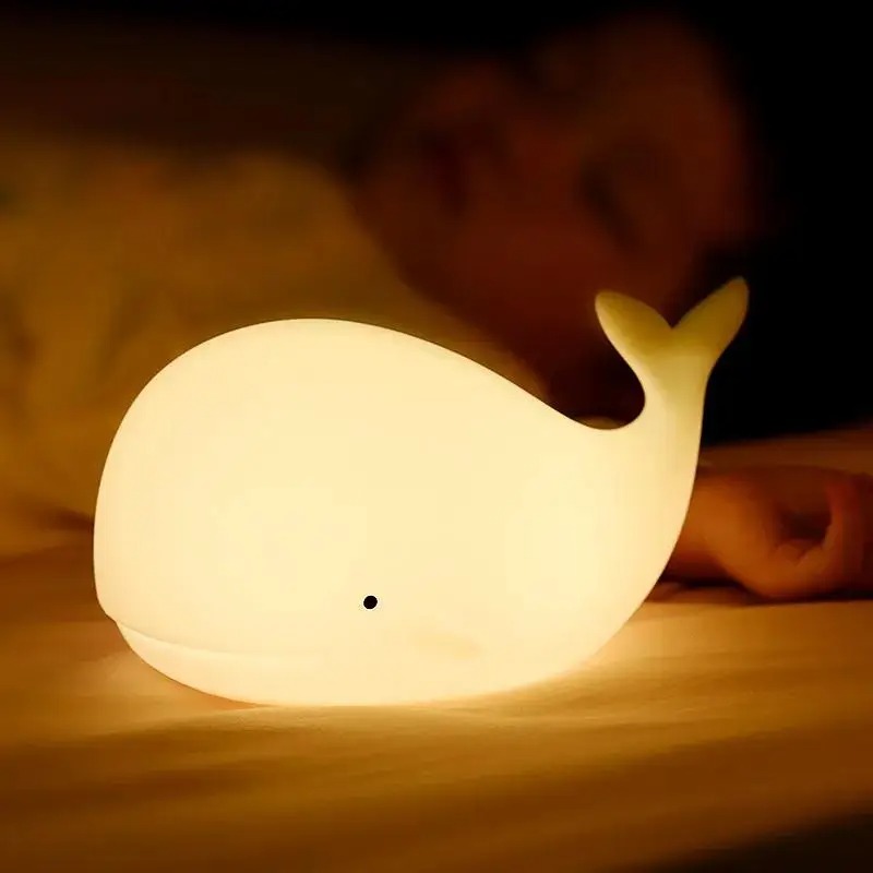 Floating Nightstand With Led Light - Luce Notturna LED a Forma di