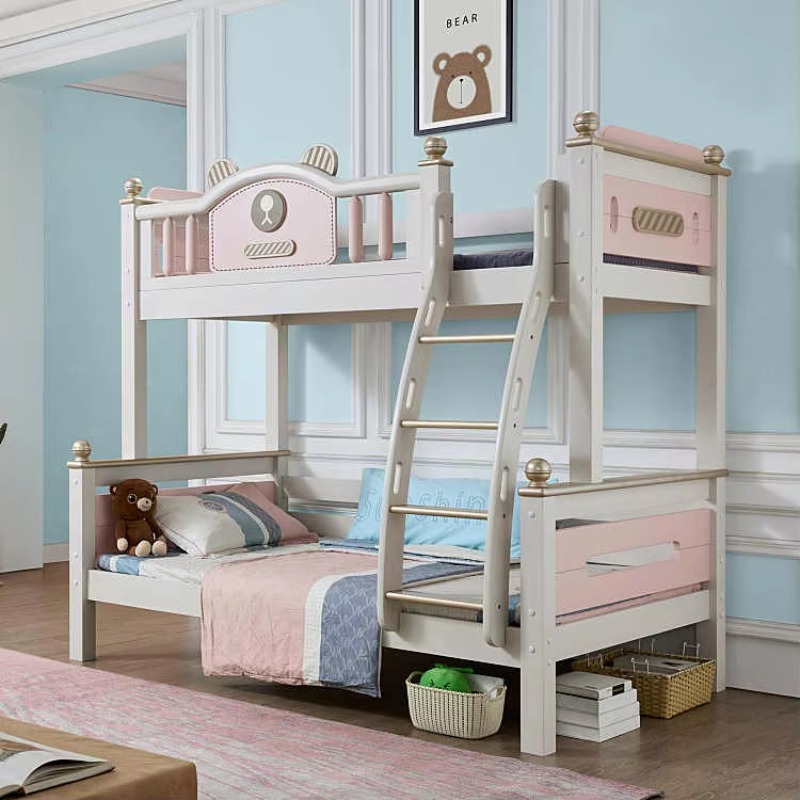Bunk Bed With Stairs And Slide - Letto a Castello Moderno e Semplice