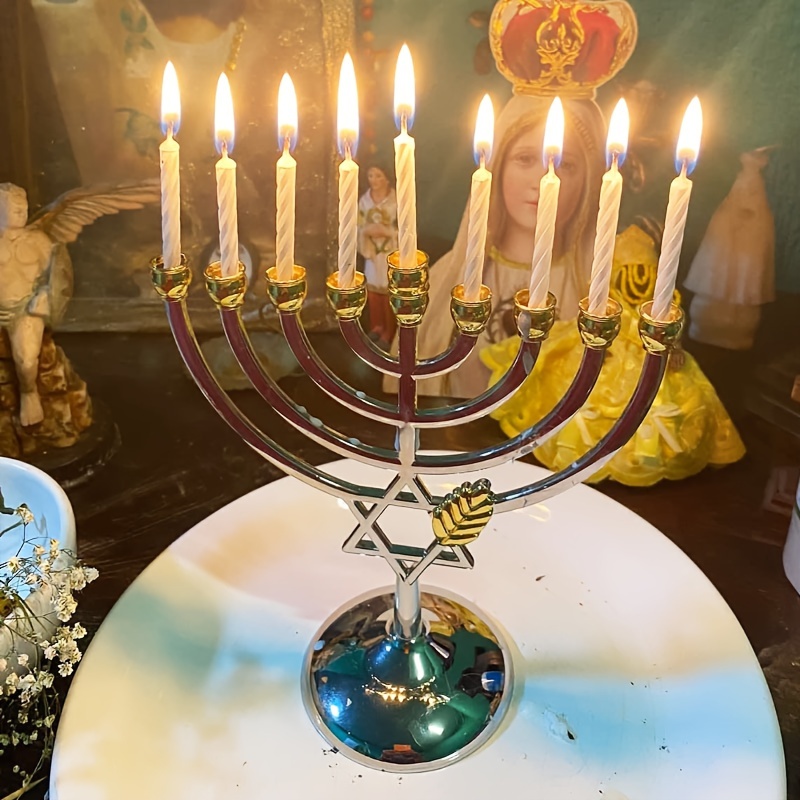 Tables - Menorah per Hanukkah a 9 Bracci,