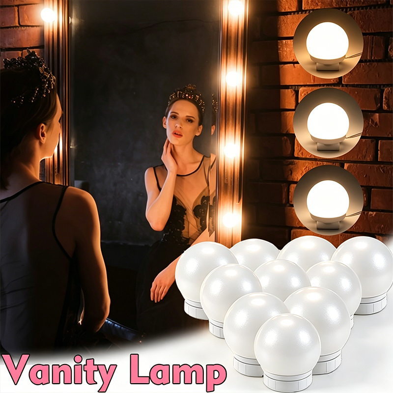 Dressing Table Vanity With Lighted Mirror - Kit di 10 Lampadine LED per