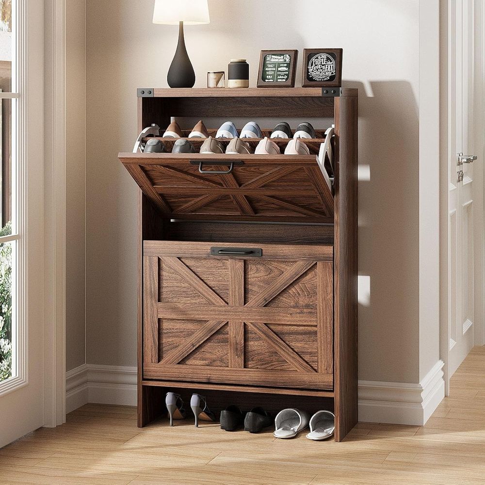 Shoe Rack Cabinet Narrow Entryway - Mobiletto per scarpe da ingresso, mobiletto