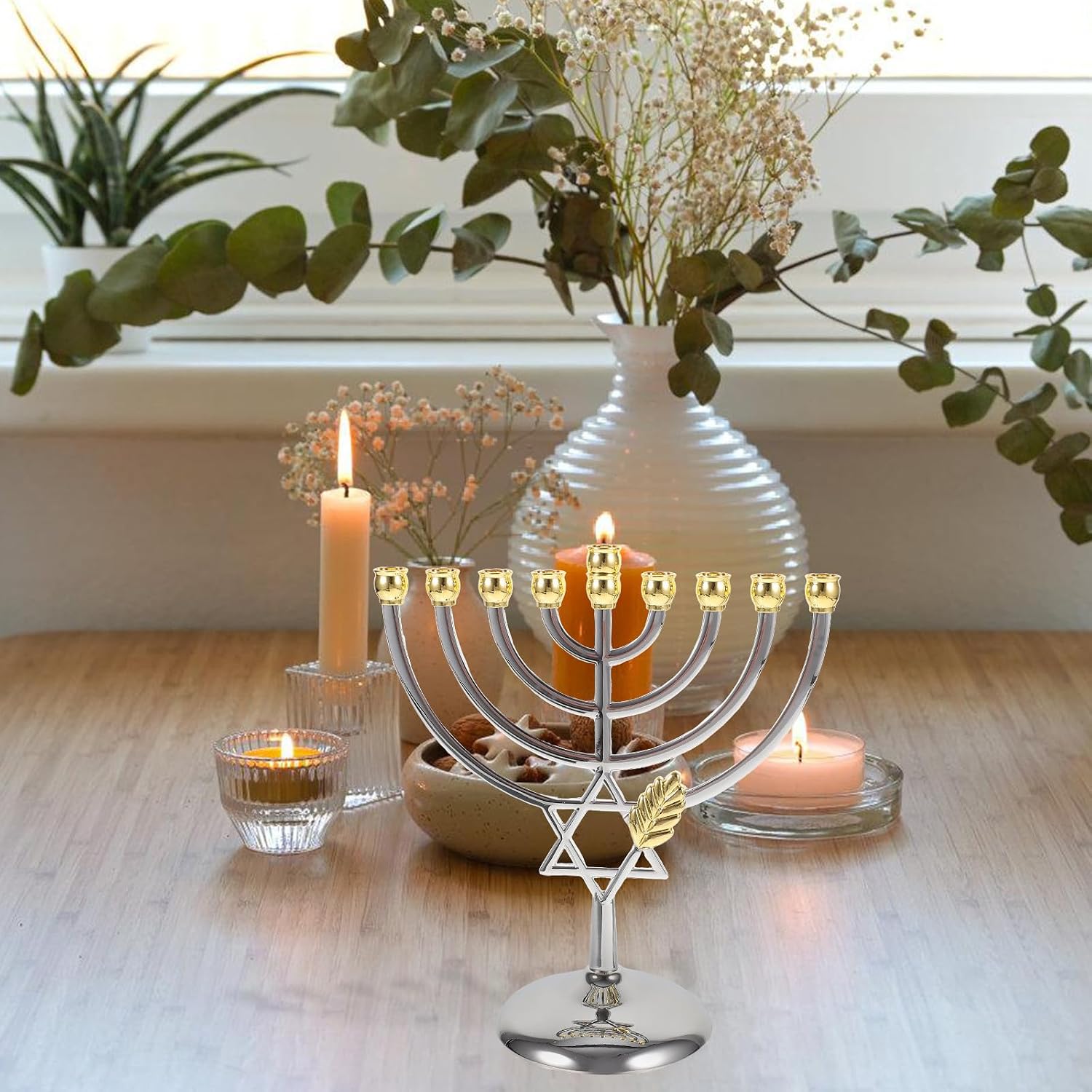 Tables - Candelabro Hanukkah a 9 Bracci in
