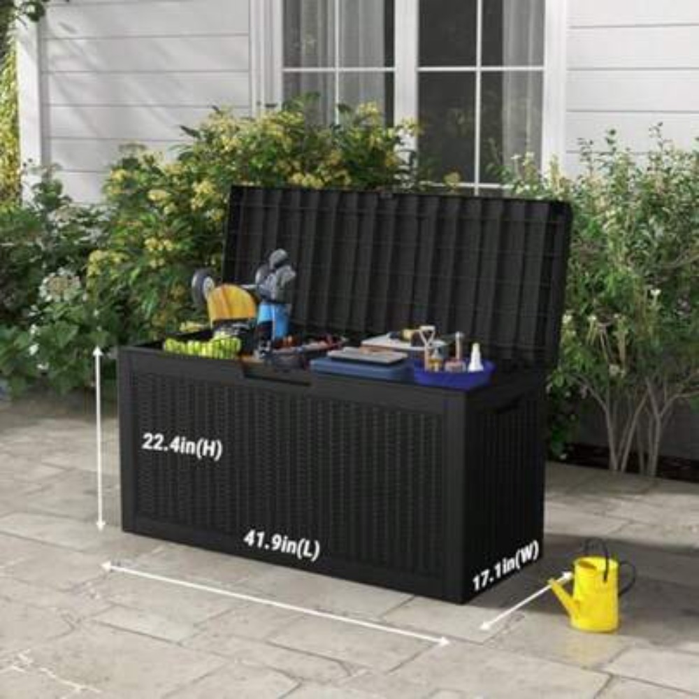 Outdoor Furniture - Contenitore da Esterno Impermeabile con Motivo