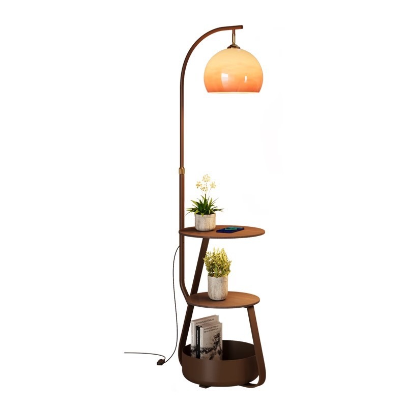 Sofas - Lampada da terra, comodino antico per