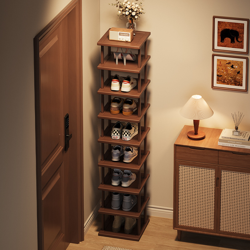 Shoe Rack Cabinet Narrow Entryway - Scarpiera Moderna Salvaspazio per Ingresso, Mobile