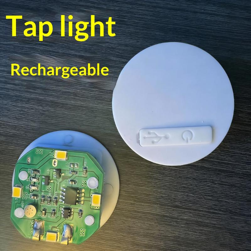 Floating Nightstand With Led Light - Lampada Notturna LED Ricaricabile da 38mm
