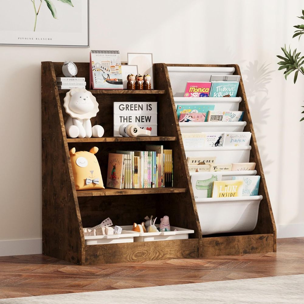 Storage - Libreria in legno a 4 ripiani
