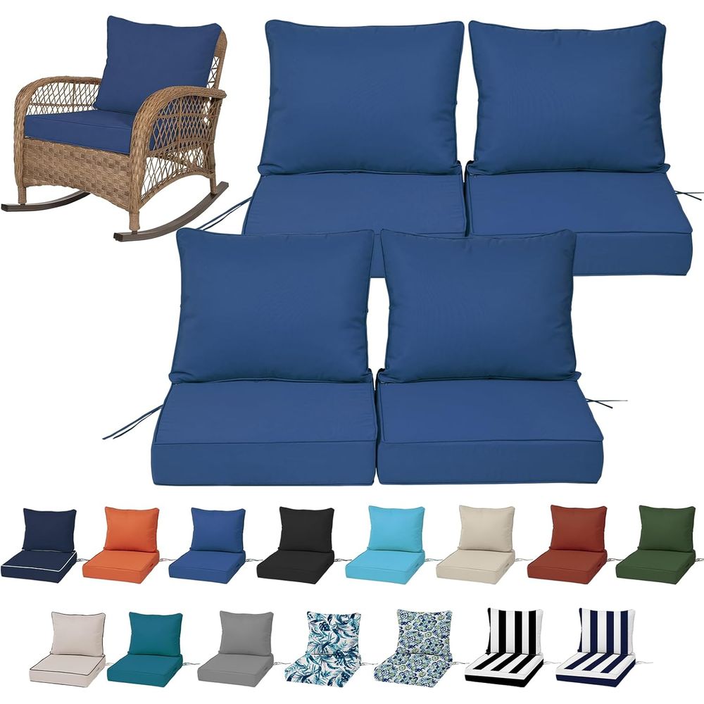 Set di 4 Cuscini Profondi per  - Outdoor Furniture recensione e prezzo