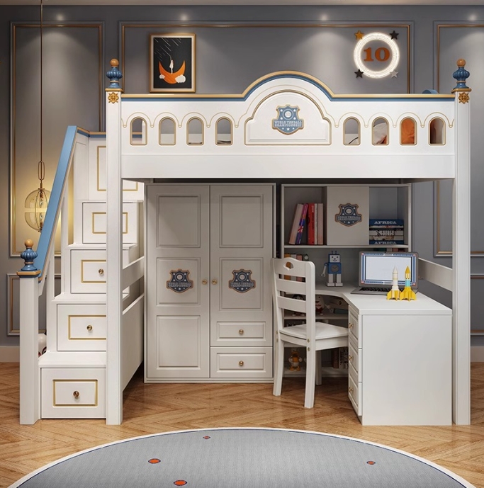 Letto a Castello in Legno per  - Bunk Bed With Stairs And Slide recensione e prezzo