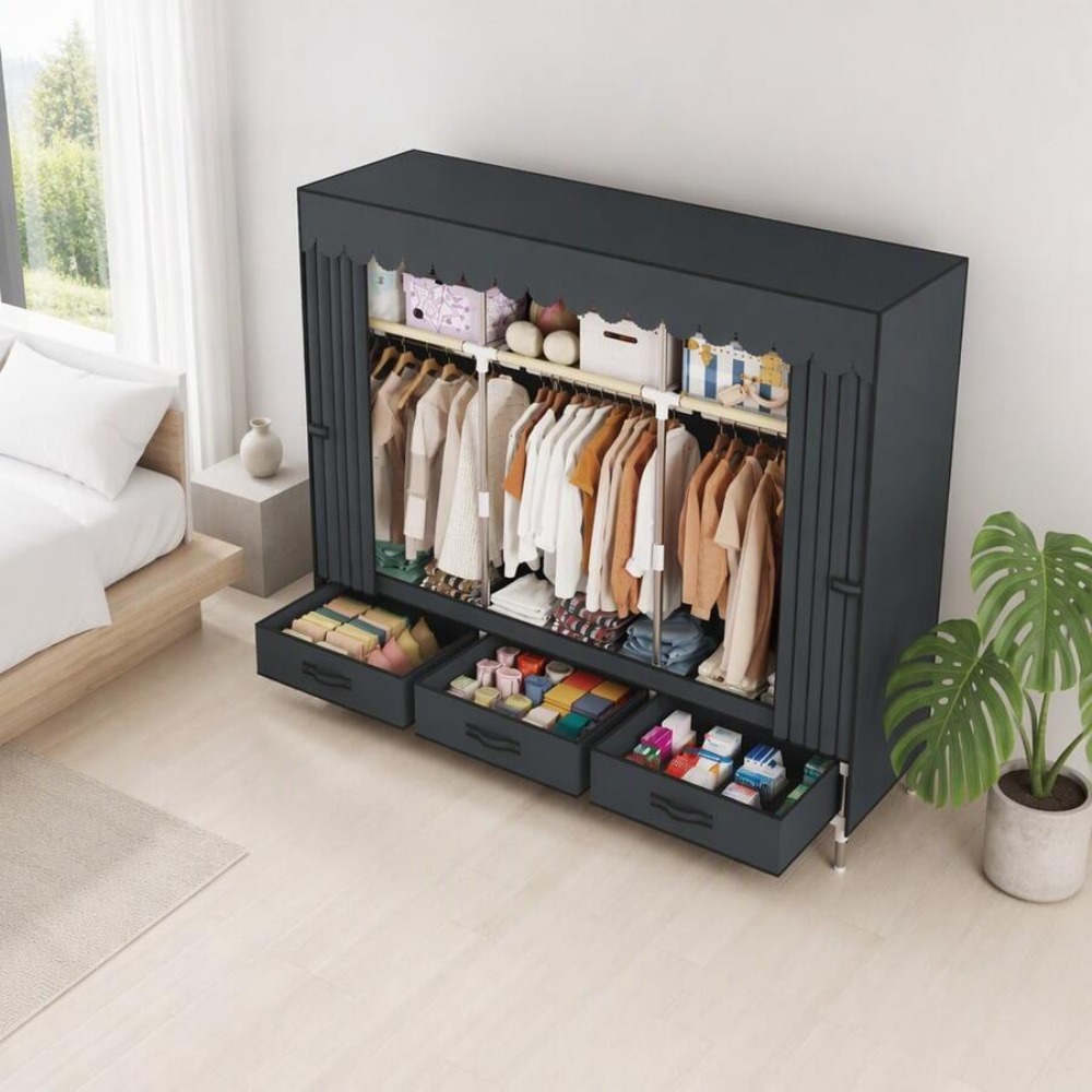 Armadio Portatile con Telaio i - Wardrobe Closet Portable Fabric Cover recensione e prezzo