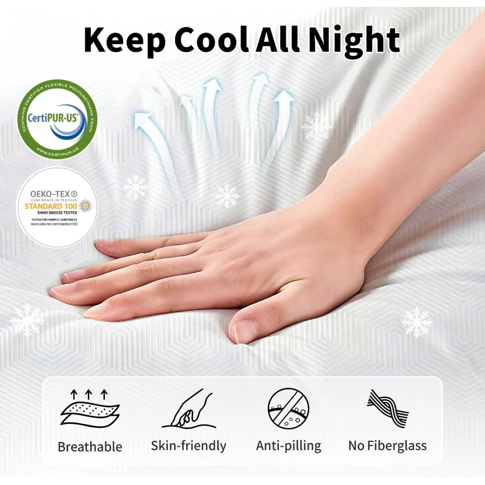 Materassi ibridi in una scatol - Memory Foam Mattress In A Box Queen recensione e prezzo