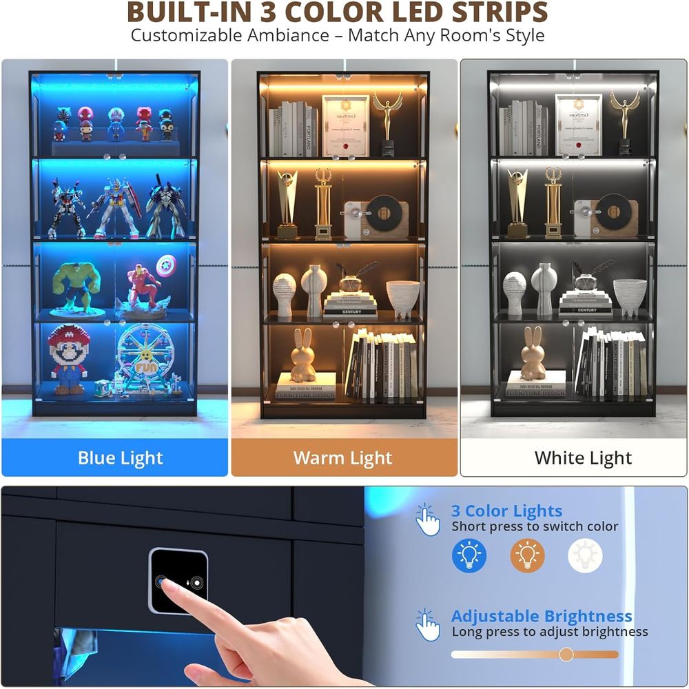 Vetrina con Porta in Vetro, 4  - Storage recensione e prezzo