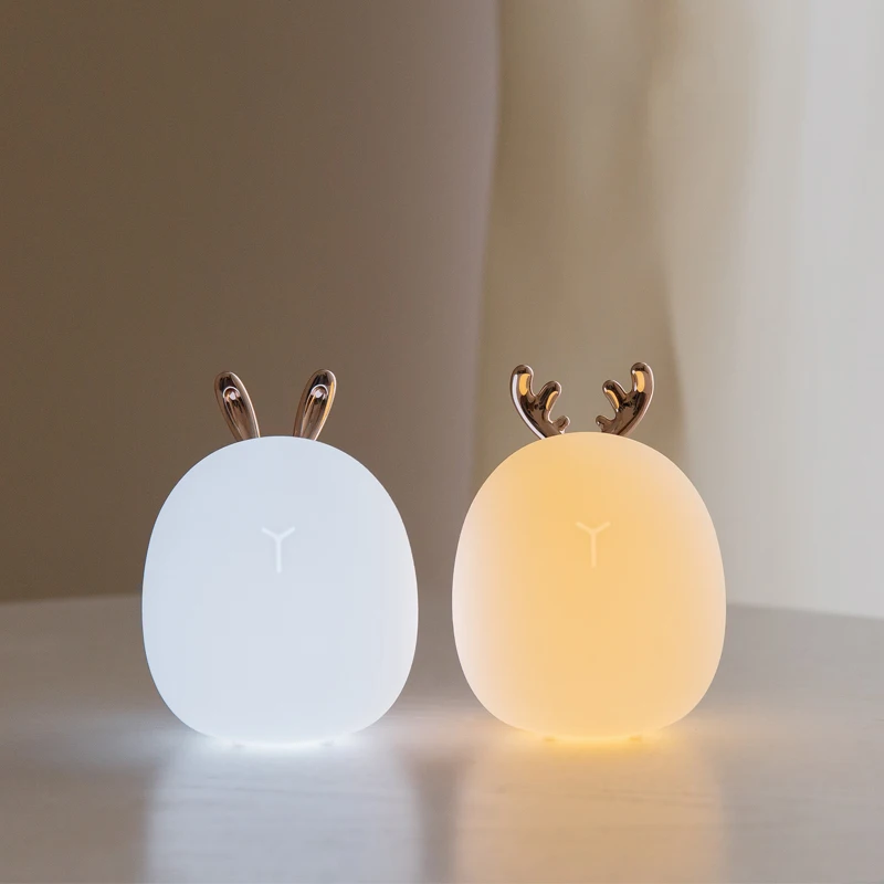 Led Carton Deer Rabbit Silicon - Floating Nightstand With Led Light recensione e prezzo
