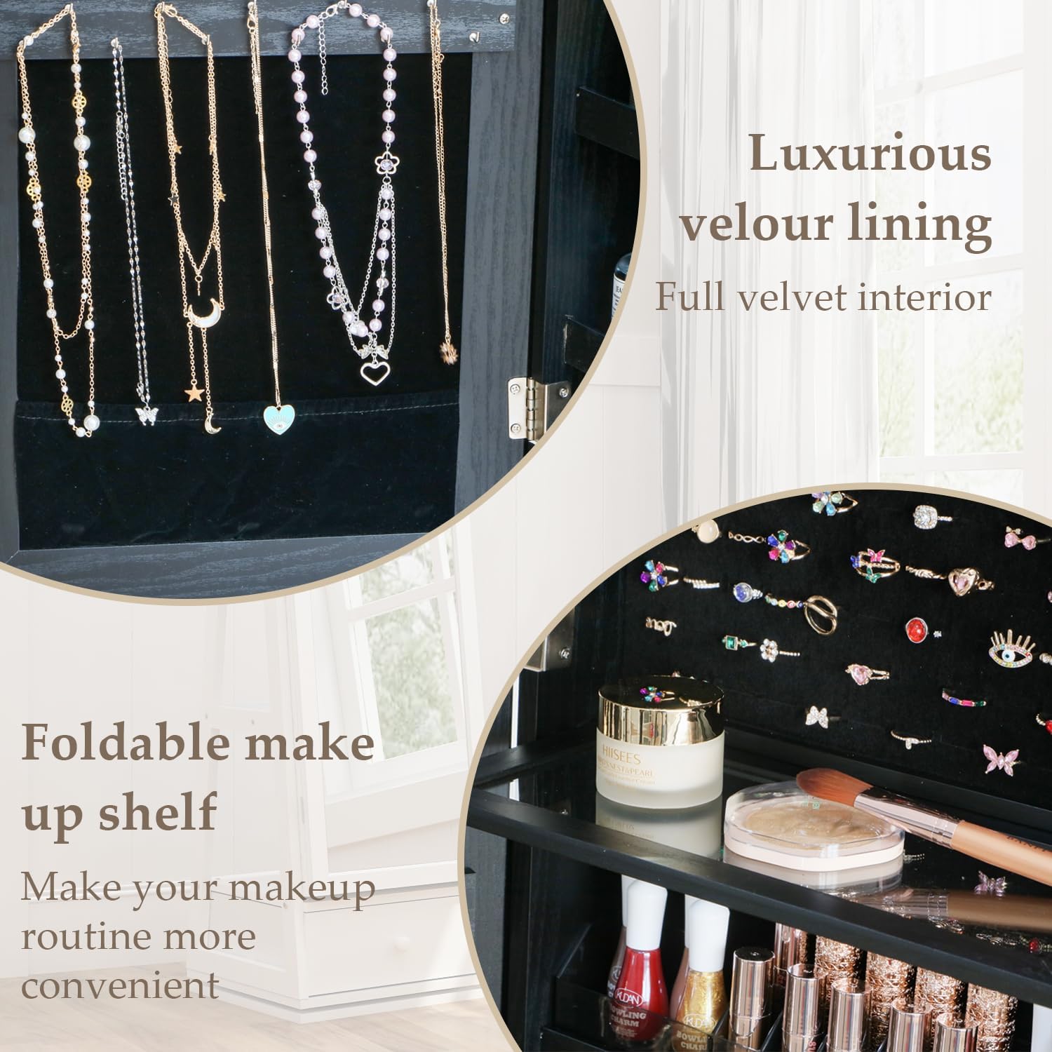 Armadio Portagioie a Tutta Lun - Full Length Mirror Jewelry Armoire recensione e prezzo