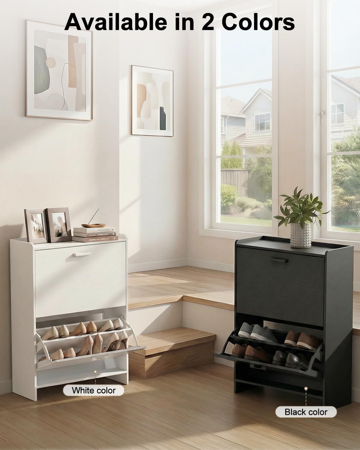 # Scarpiera stretta con 2 ante - Shoe Rack Cabinet Narrow Entryway recensione e prezzo