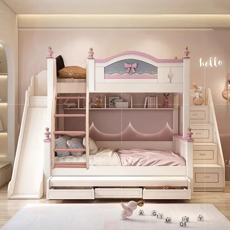 Letto a castello in legno mass - Bunk Bed With Stairs And Slide recensione e prezzo