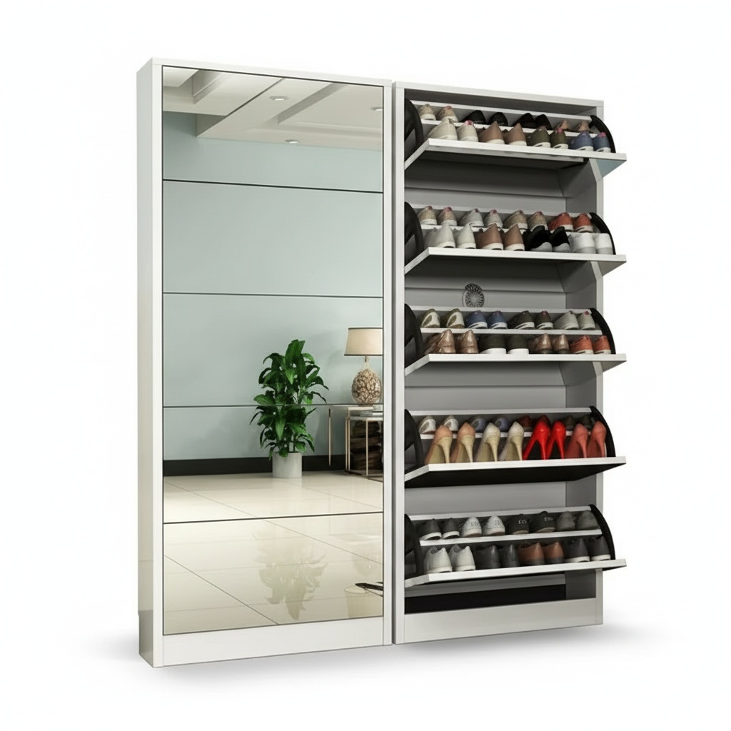 Mobile scarpiera moderno in le - Shoe Rack Cabinet Narrow Entryway recensione e prezzo