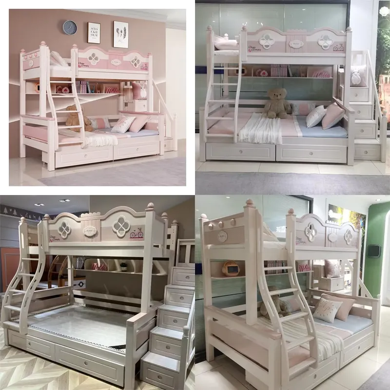 Letto a Castello Moderno di Lu - Bunk Bed With Stairs And Slide recensione e prezzo