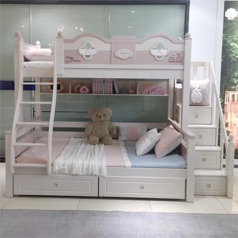 Letto a Castello Moderno di Lu - Bunk Bed With Stairs And Slide recensione e prezzo