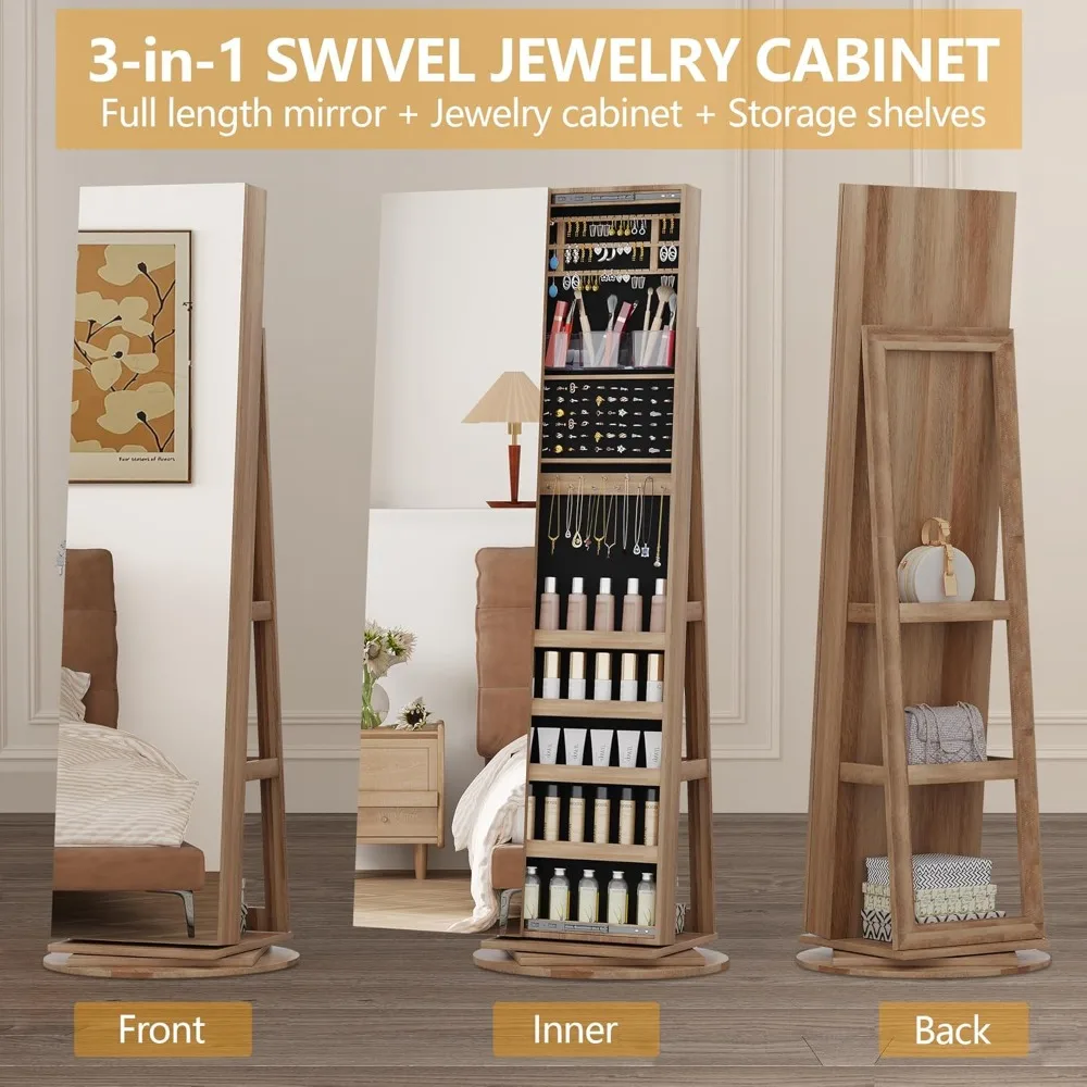 Organizzatore per armadio per  - Full Length Mirror Jewelry Armoire recensione e prezzo
