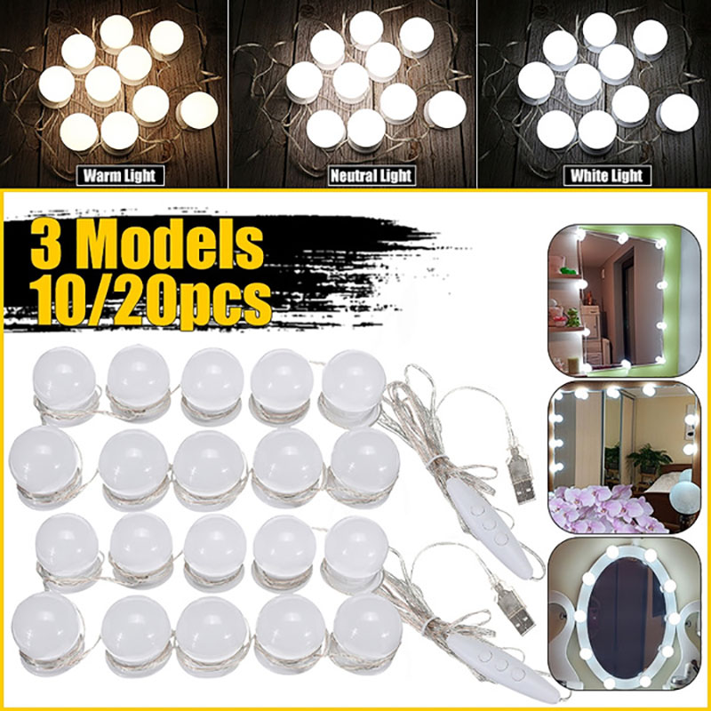Lampadine per specchio per tru - Dressing Table Vanity With Lighted Mirror recensione e prezzo
