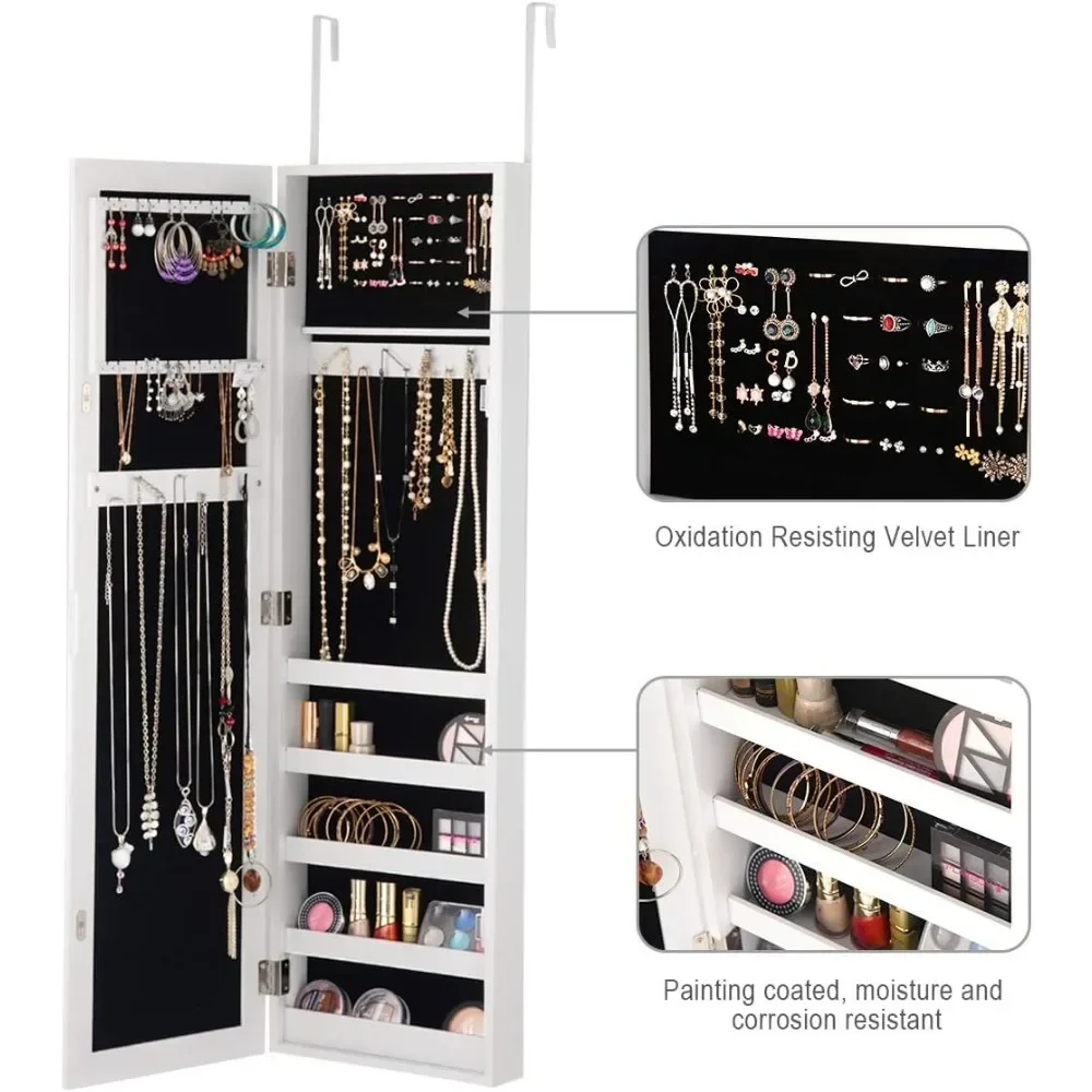 Armadio Portagioie da Parete c - Full Length Mirror Jewelry Armoire recensione e prezzo