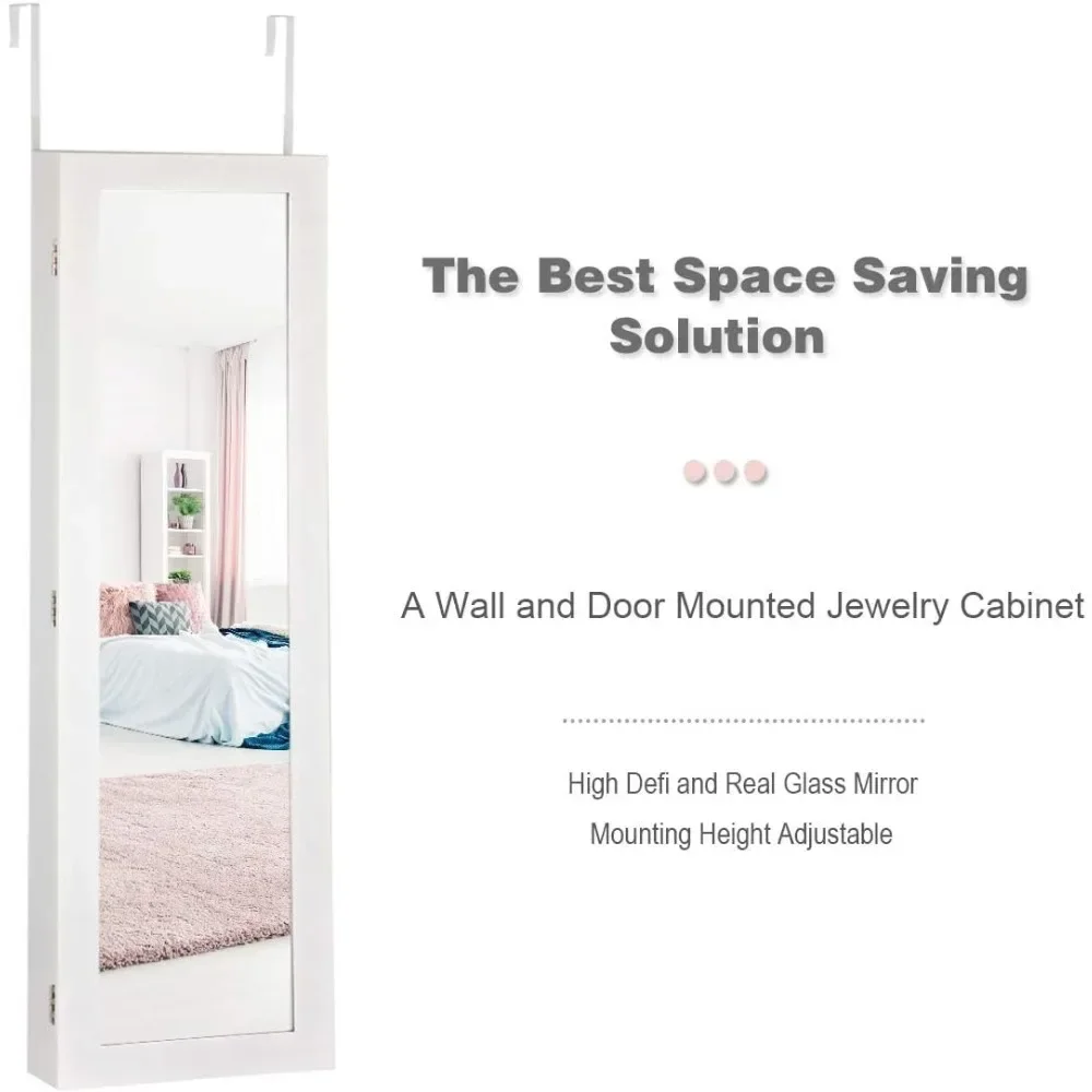 Armadio Portagioie da Parete c - Full Length Mirror Jewelry Armoire recensione e prezzo