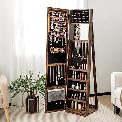 Armadio Portagioielli con Spec - Full Length Mirror Jewelry Armoire recensione e prezzo