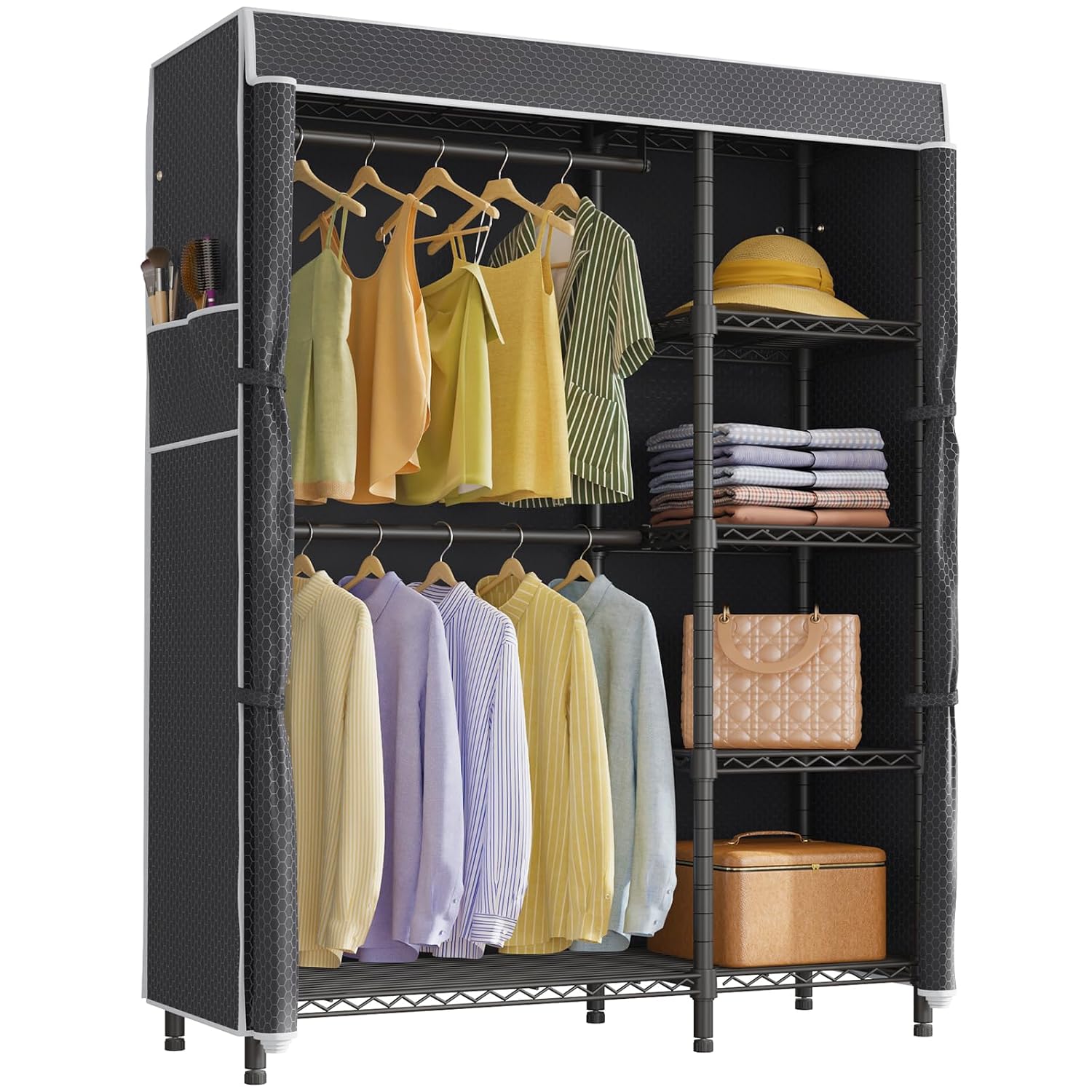Armadio Portatile Resistente c - Wardrobe Closet Portable Fabric Cover recensione e prezzo