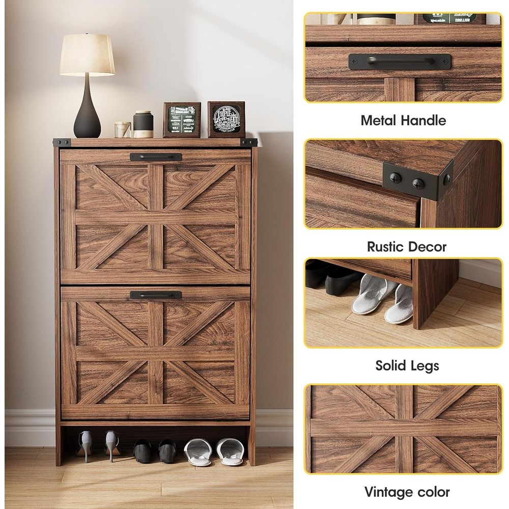 Mobiletto per scarpe da ingres - Shoe Rack Cabinet Narrow Entryway recensione e prezzo