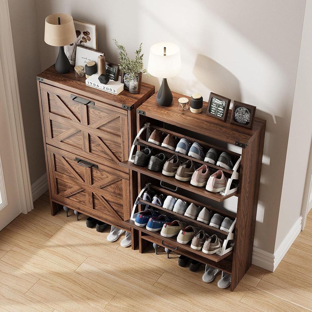 Mobiletto per scarpe da ingres - Shoe Rack Cabinet Narrow Entryway recensione e prezzo