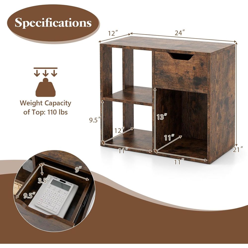 Libreria a 3 Ripiani in Legno  - Storage recensione e prezzo