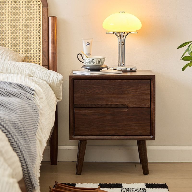 Comodini in legno Comodini vin - Solid Wood Nightstand 2 Drawers recensione e prezzo