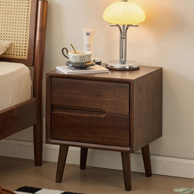 Comodini in legno Comodini vin - Solid Wood Nightstand 2 Drawers recensione e prezzo