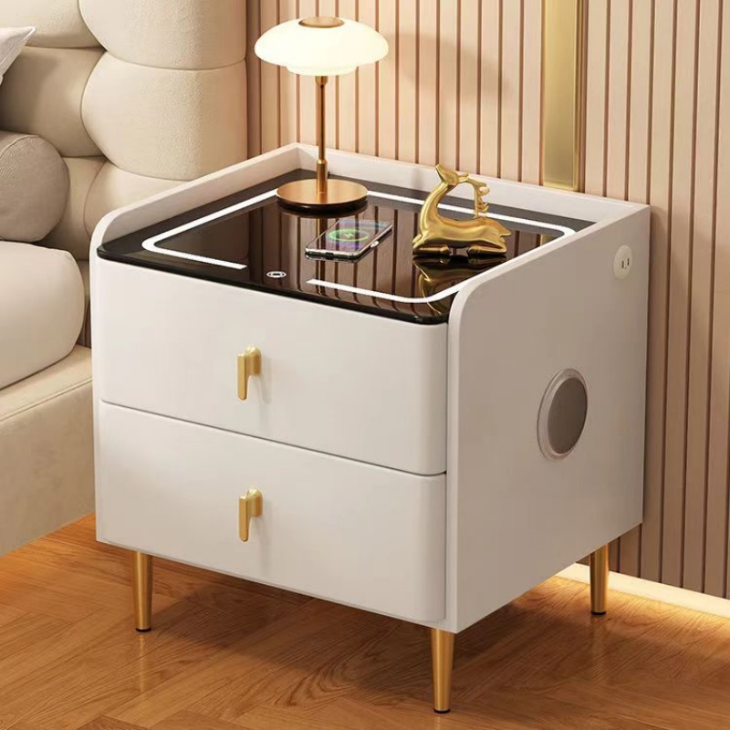 Comodino in Legno Stile Nordic - Solid Wood Nightstand 2 Drawers recensione e prezzo