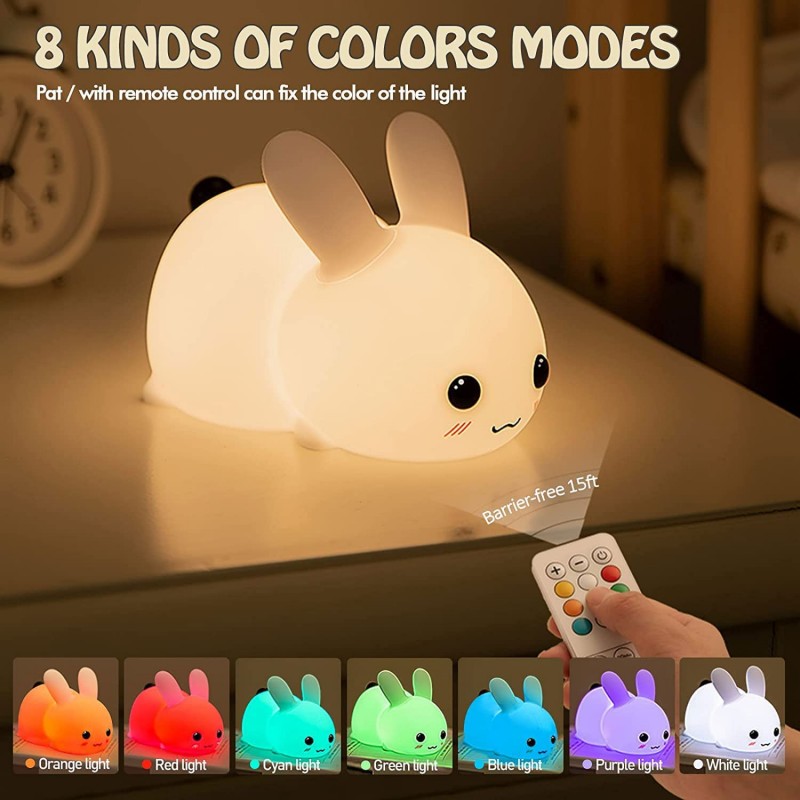 LED Rabbit Night Light telecom - Floating Nightstand With Led Light recensione e prezzo