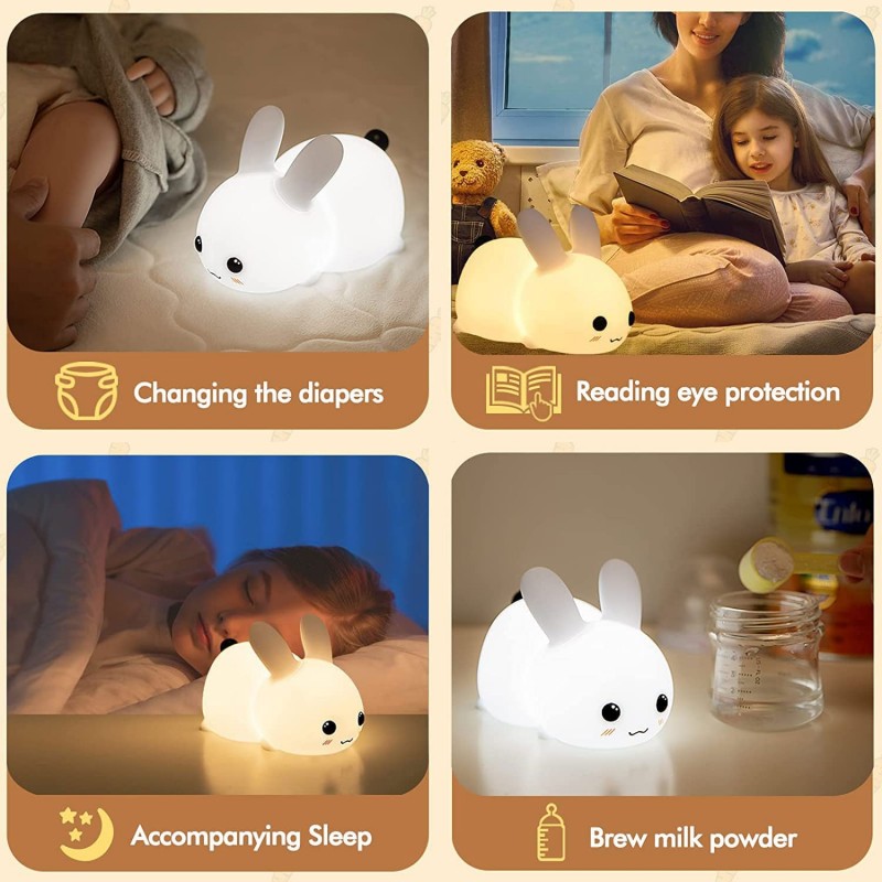 LED Rabbit Night Light telecom - Floating Nightstand With Led Light recensione e prezzo