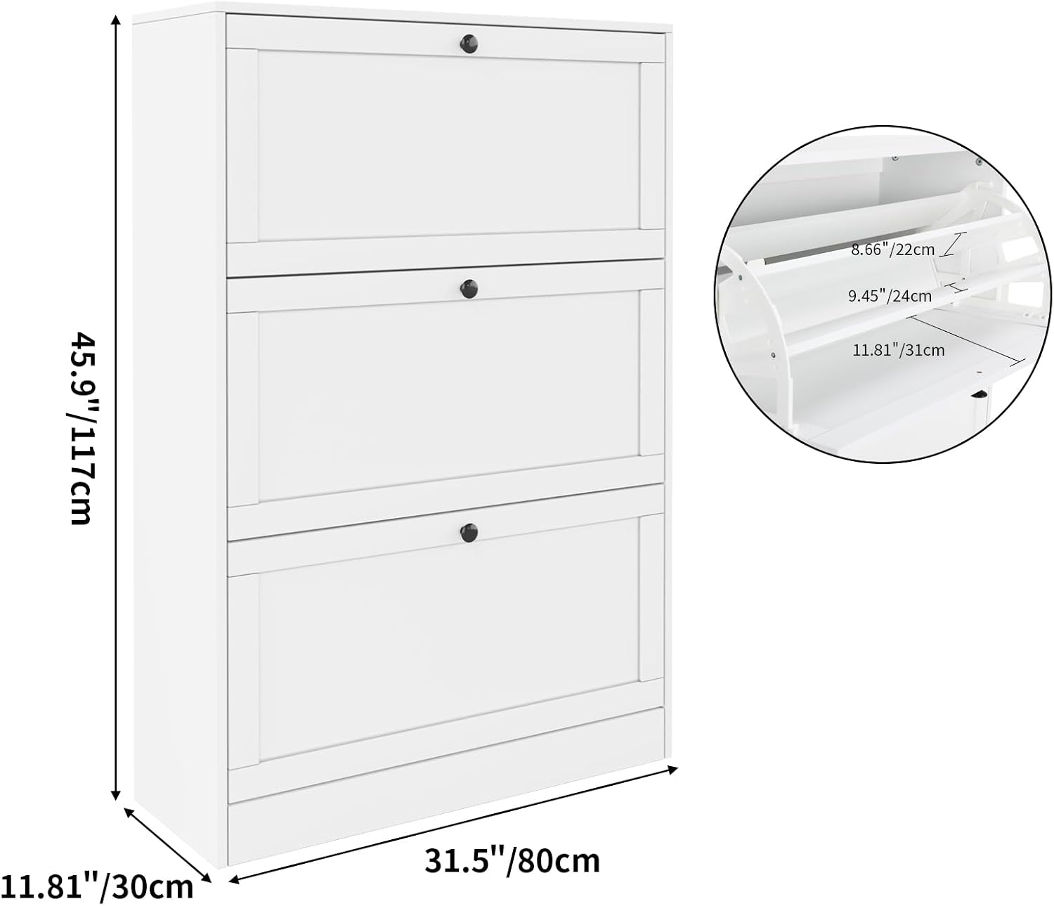 Mobiletto Portascarpe, Organiz - Shoe Rack Cabinet Narrow Entryway recensione e prezzo