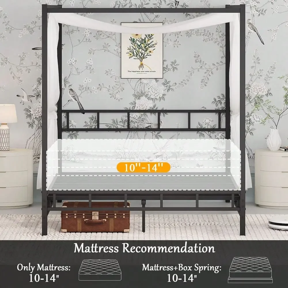 Struttura Letto a Baldacchino  - Canopy Bed Frame Metal Queen recensione e prezzo
