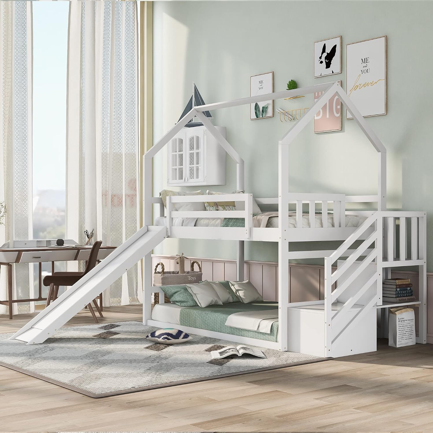 Letto a Castello Gemello con S - Bunk Bed With Stairs And Slide recensione e prezzo