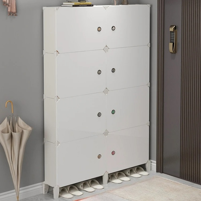 ‌ Scarpiera senza trapano sopr - Shoe Rack Cabinet Narrow Entryway recensione e prezzo