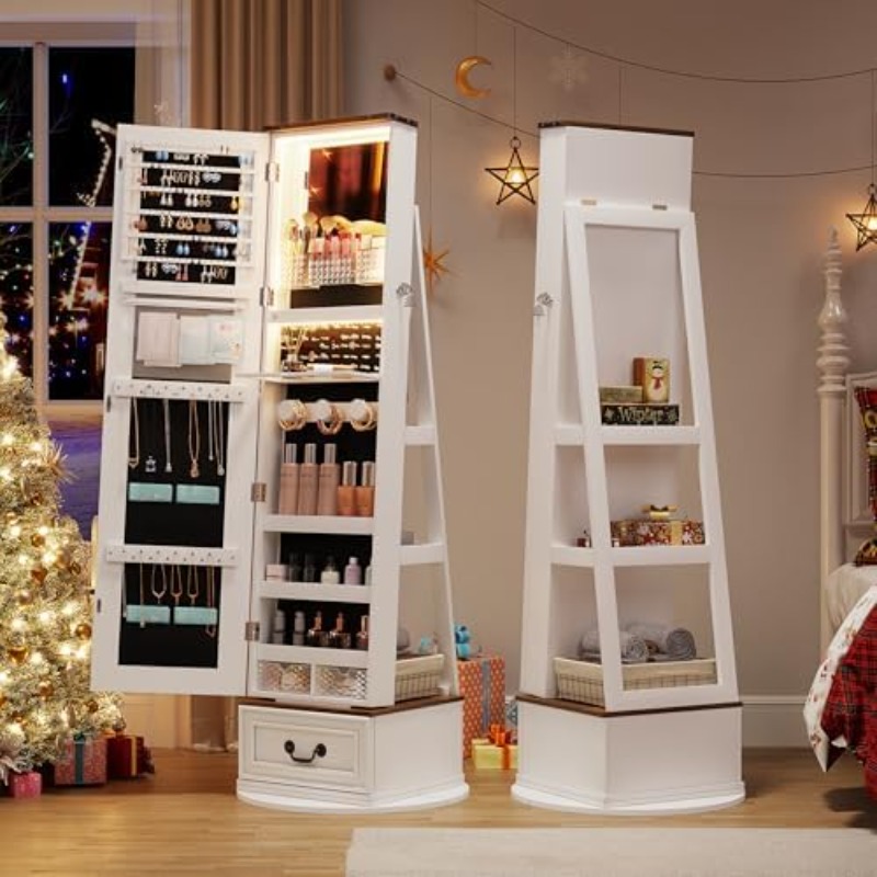 360 ° Armadio Portagioielli Gi - Full Length Mirror Jewelry Armoire recensione e prezzo