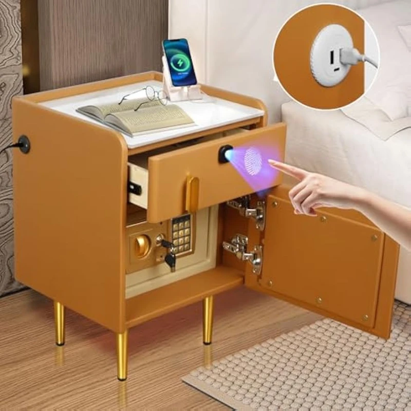 Comodino Intelligente con Cass - Solid Wood Nightstand 2 Drawers recensione e prezzo