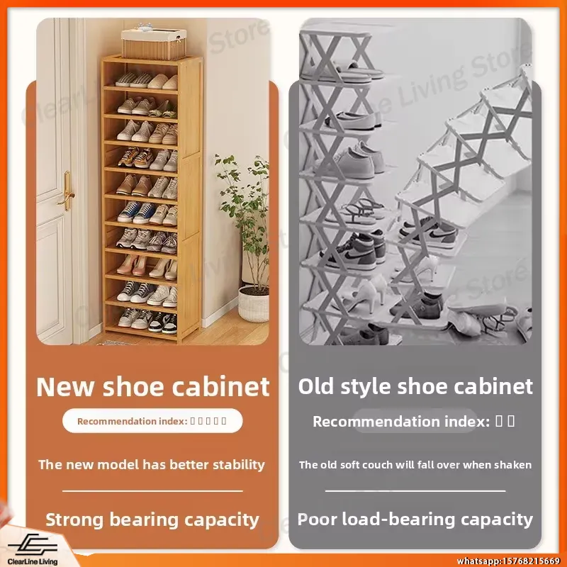Scarpiera Moderna Multistrato  - Shoe Rack Cabinet Narrow Entryway recensione e prezzo