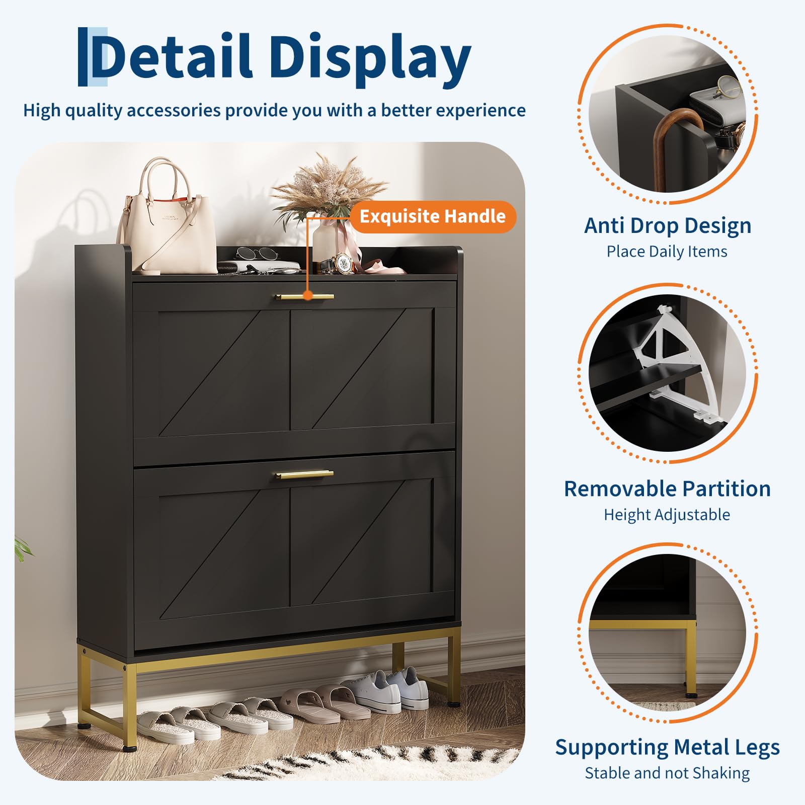 Scarpiera stretta per ingresso - Shoe Rack Cabinet Narrow Entryway recensione e prezzo