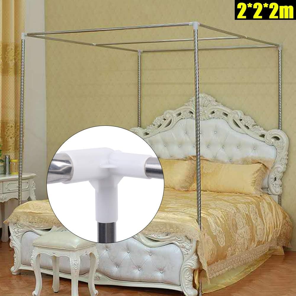 Struttura letto a baldacchino  - Canopy Bed Frame Metal Queen recensione e prezzo