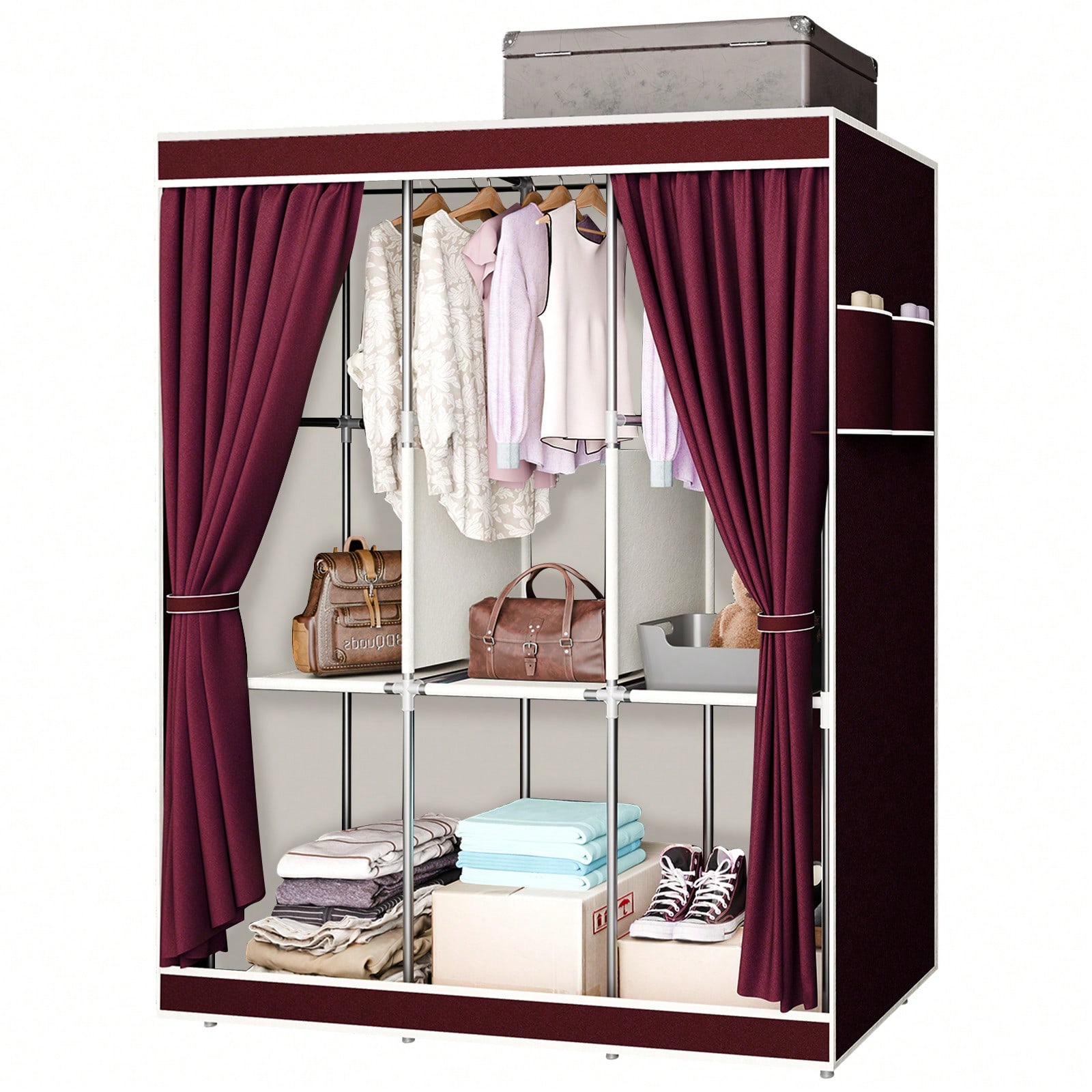 Armadio portatile da 65 pollic - Wardrobe Closet Portable Fabric Cover recensione e prezzo