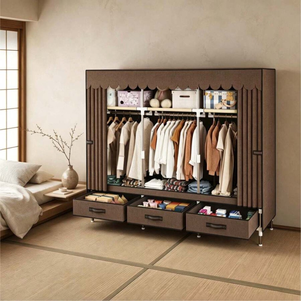Armadio Portatile con Telaio i - Wardrobe Closet Portable Fabric Cover recensione e prezzo
