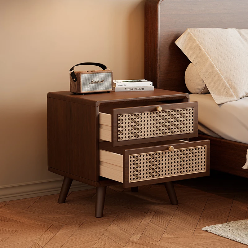 Comodino in Legno Massello con - Solid Wood Nightstand 2 Drawers recensione e prezzo