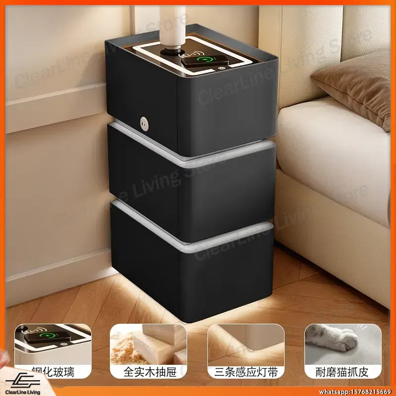 Comodino Ultra Sottile Gallegg - Floating Nightstand With Led Light recensione e prezzo